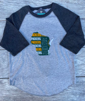 Packers Wisconsin Baseball t-shirt