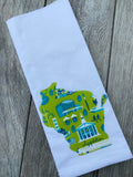 Appleton, WI  Wisconsin Flour Sack Towel