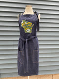 Green Bay Packers Apron Kitchen Cooking, Baking and Gardening Apron | Holiday Gift
