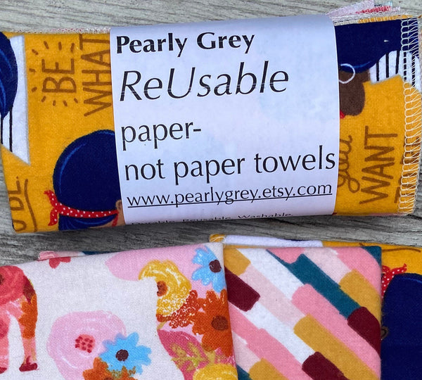 Peace and Love Unpaper Towels