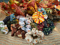 Fall Scrunchie Mystery Bag, 5 Scrunchies