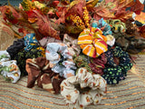 Fall Scrunchie Mystery Bag, 5 Scrunchies