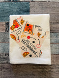 Just a Little Old Fashioned Cream Flour Sack Towel
